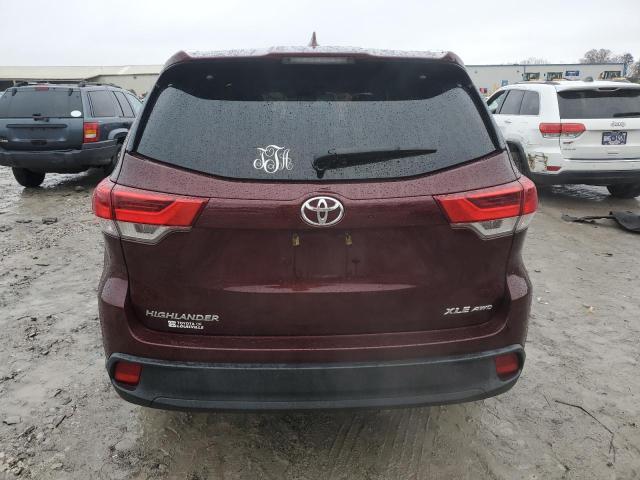  TOYOTA HIGHLANDER 2018 Burgundy