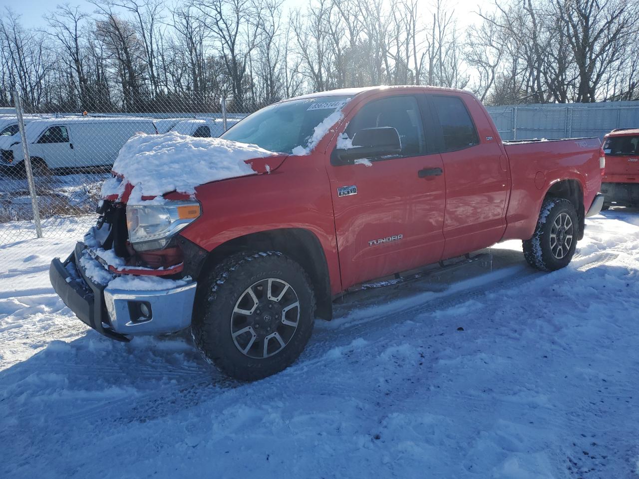 2014 Toyota Tundra Double Cab Sr на продаже в Albany, NY - Front End