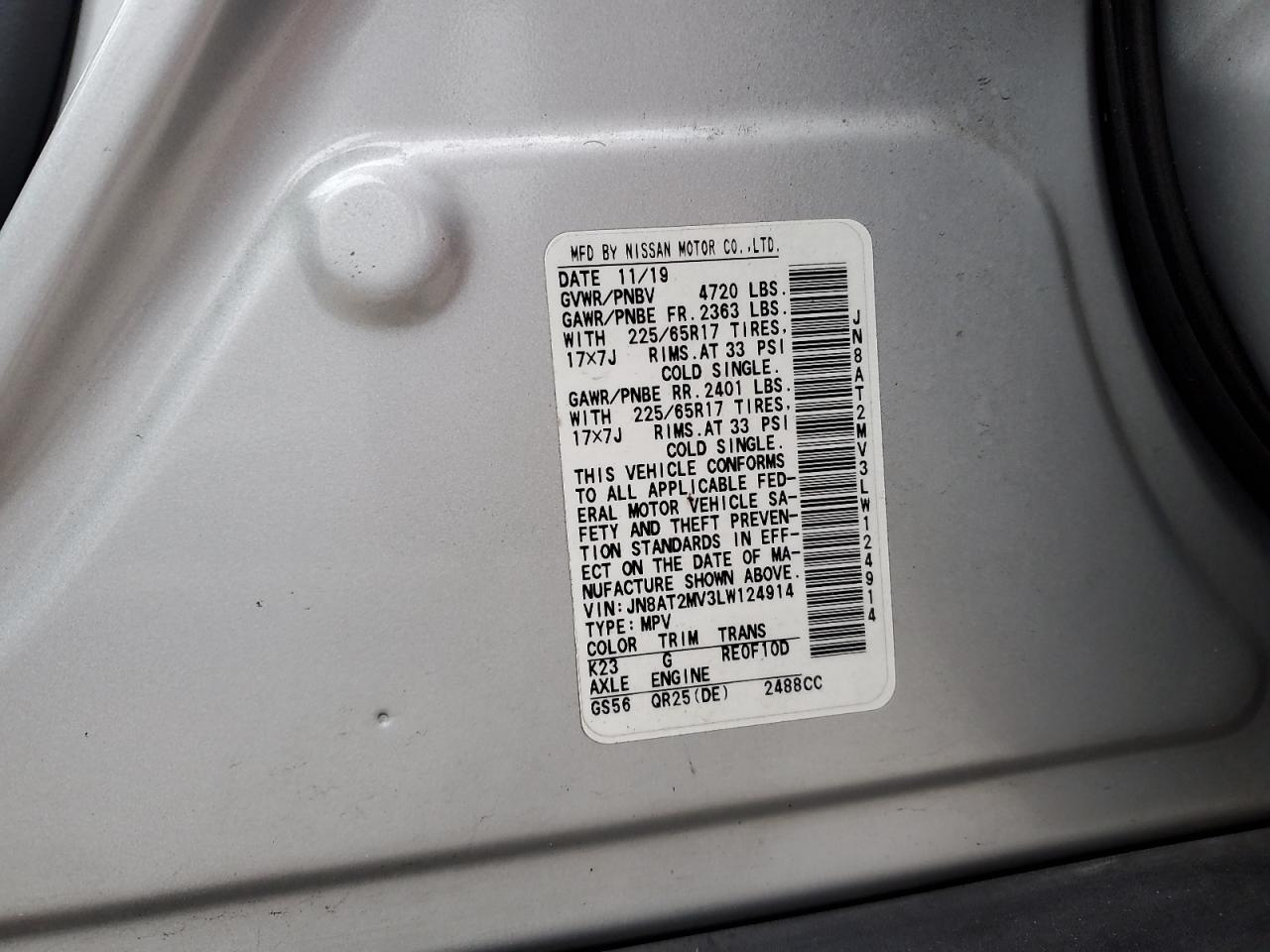 2020 Nissan Rogue - Image 12