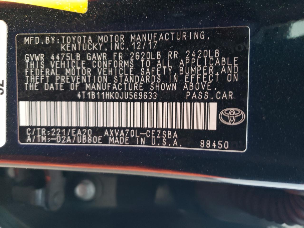 2018 Toyota Camry - Image 15