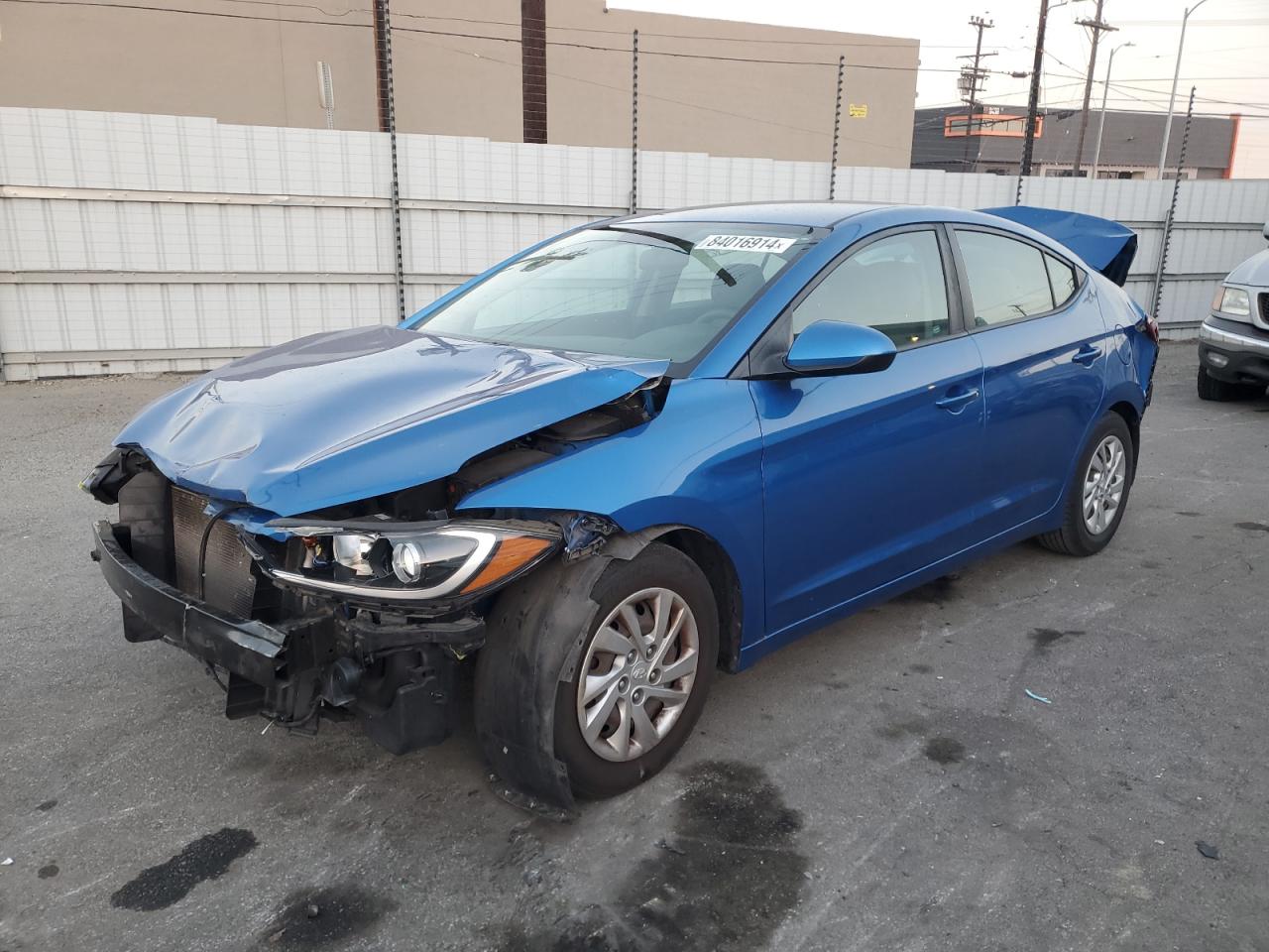 VIN KMHD74LF7HU372052 2017 HYUNDAI ELANTRA no.1