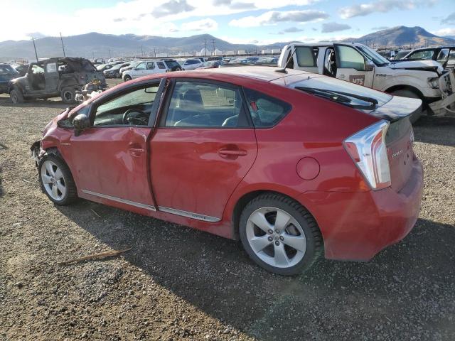  TOYOTA PRIUS 2013 Czerwony