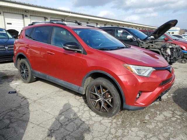 Parquets TOYOTA RAV4 2017 Czerwony