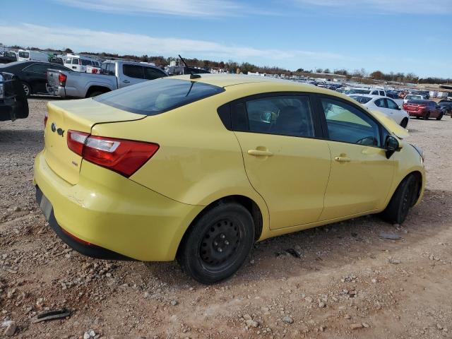  KIA RIO 2016 Жовтий