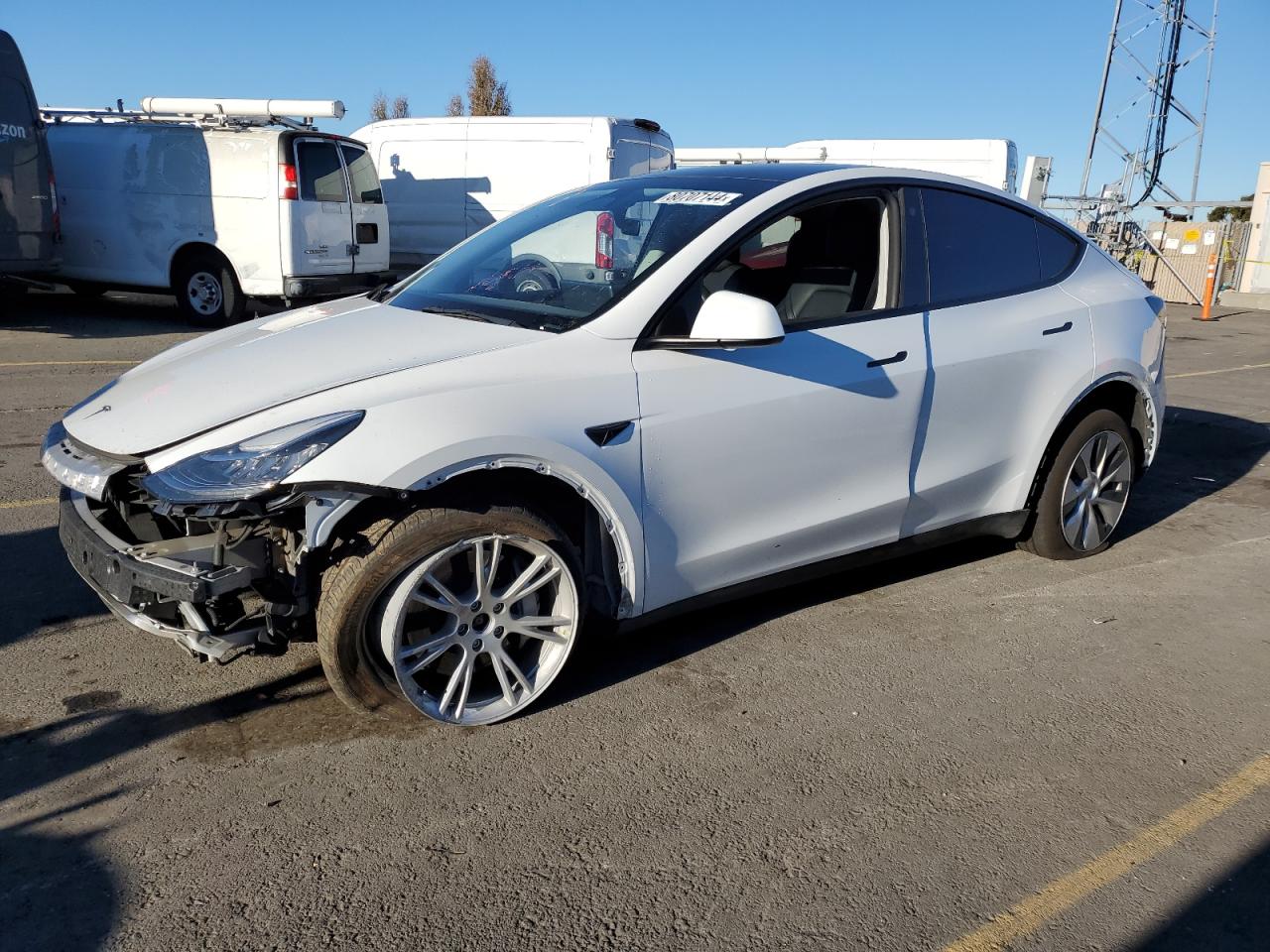 VIN 7SAYGDEE8PF600399 2023 TESLA MODEL Y no.1