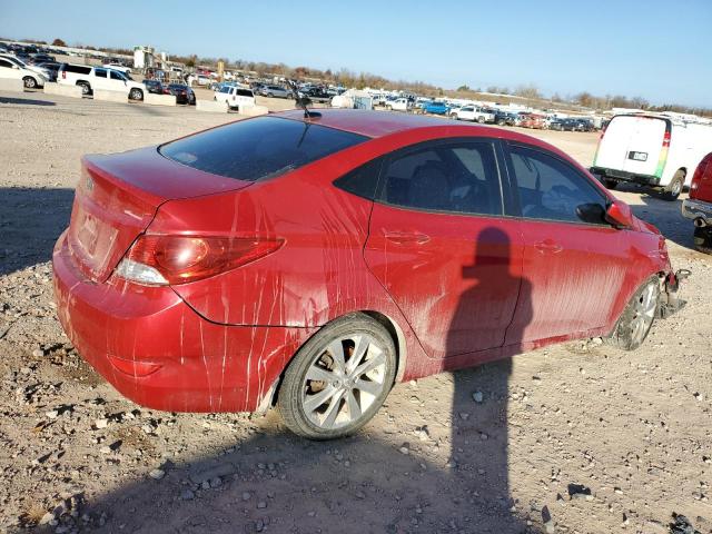  HYUNDAI ACCENT 2014 Czerwony