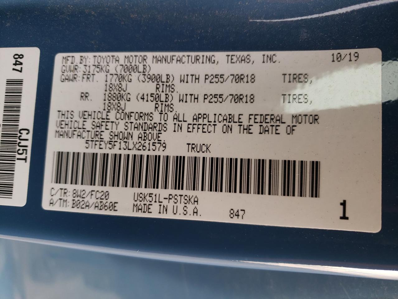2020 Toyota Tundra - Image 12