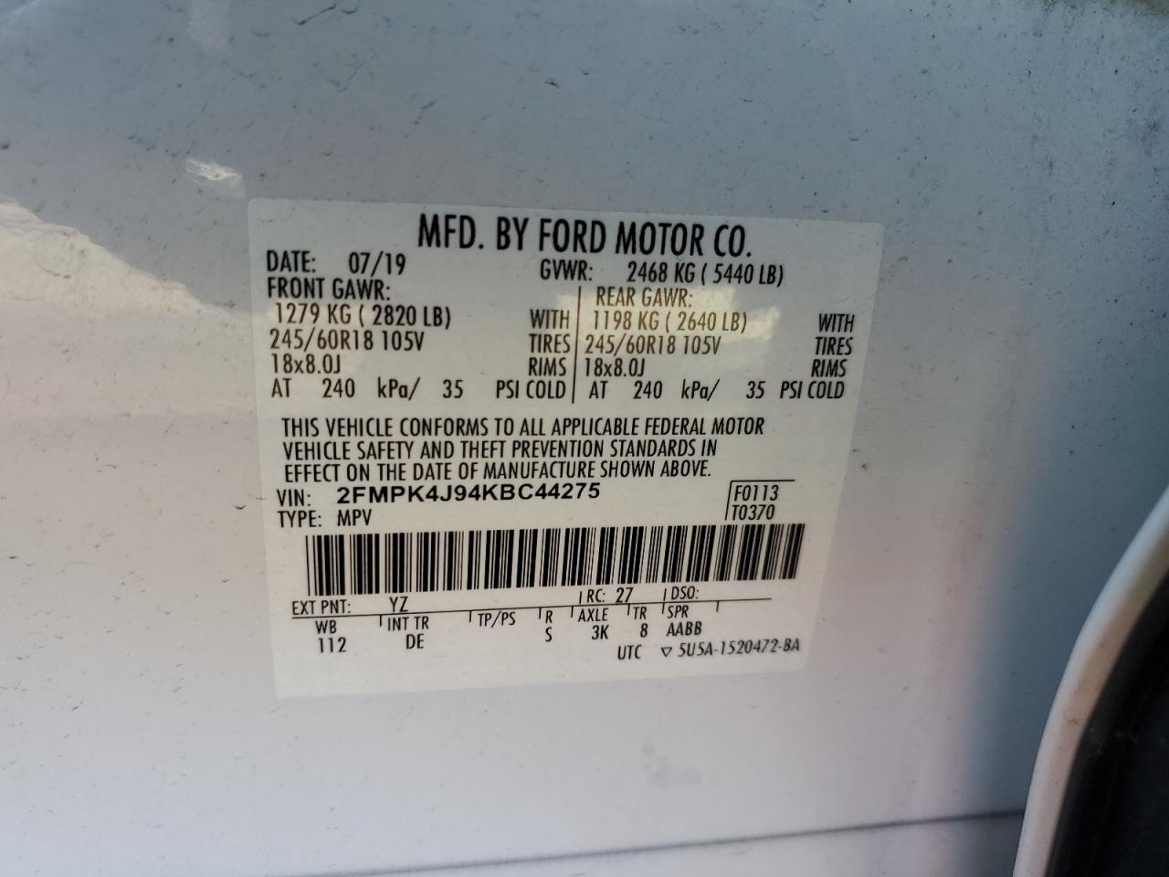 2019 Ford Edge - Image 13