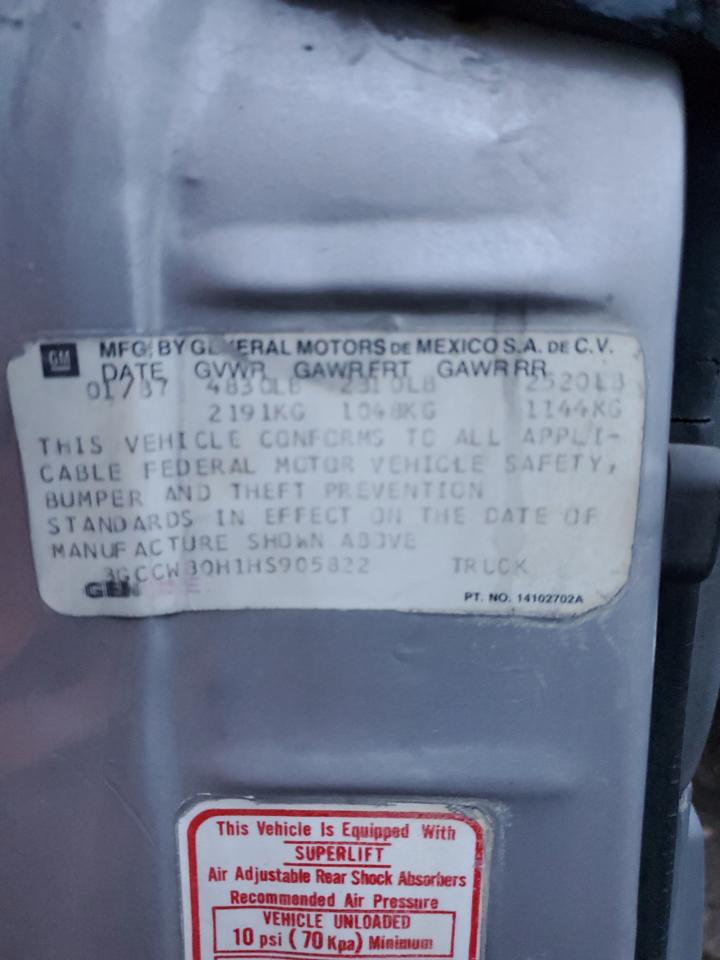 1987 Chevrolet El Camino VIN: 3GCCW80H1HS905822 Lot: 83686744