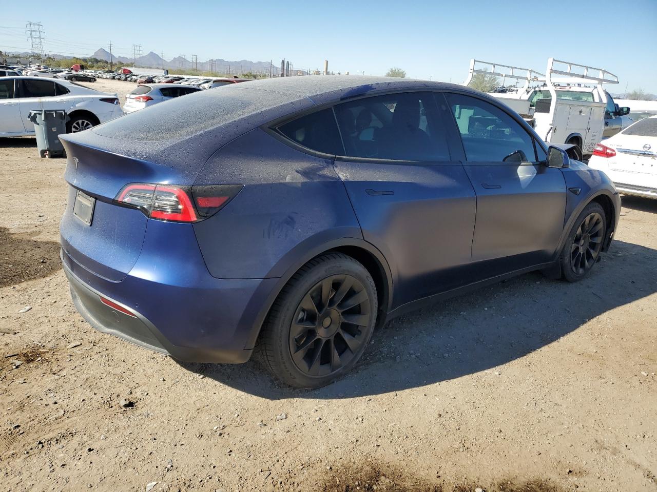 VIN 5YJYGDED1MF124206 2021 TESLA MODEL Y no.3