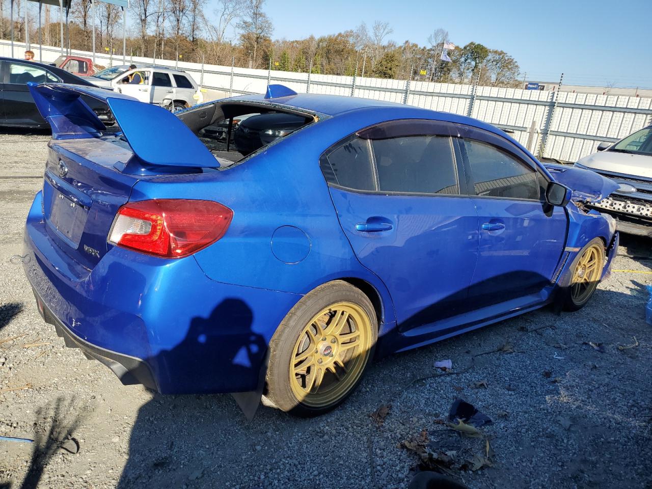 2016 Subaru Wrx blue null gas JF1VA1B67G9806844 photo #4