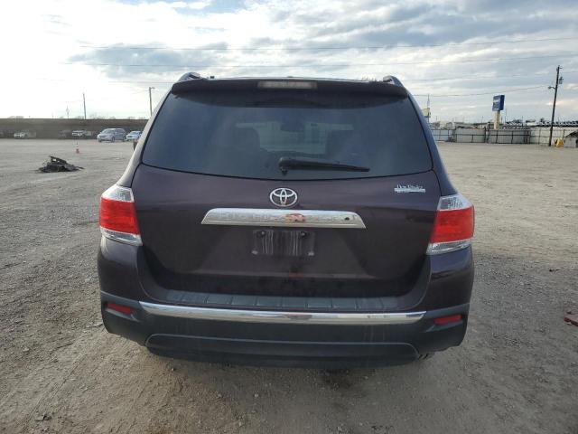  TOYOTA HIGHLANDER 2012 Фиолетовый