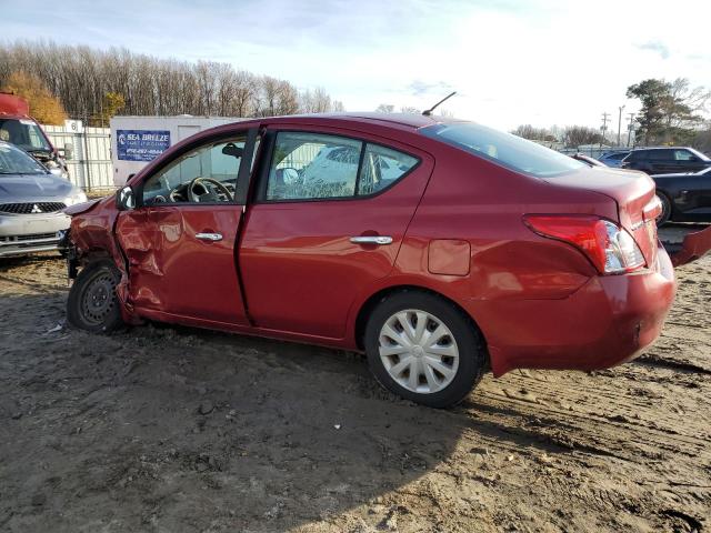  NISSAN VERSA 2012 Червоний