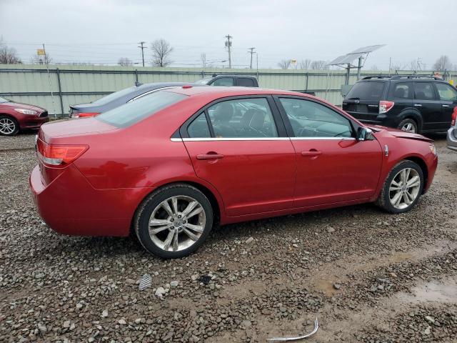  LINCOLN MKZ 2012 Czerwony