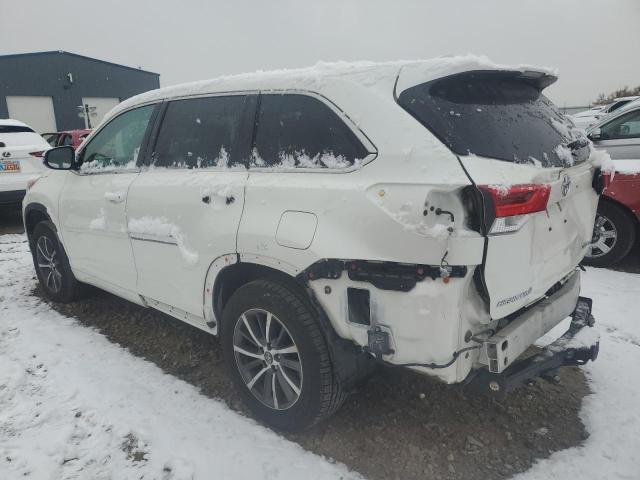  TOYOTA HIGHLANDER 2017 Білий