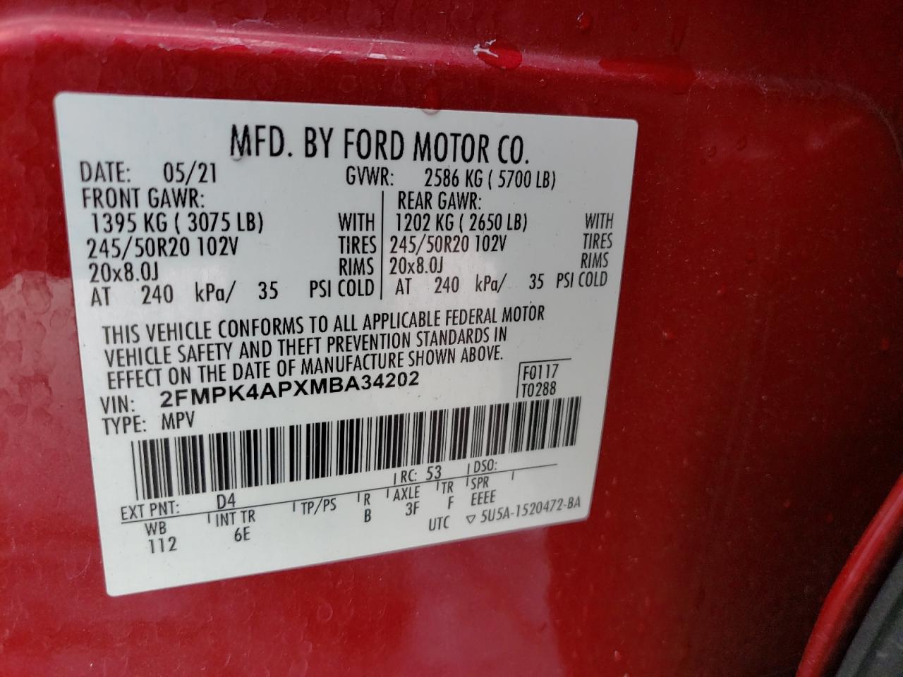 2021 Ford Edge - Image 14
