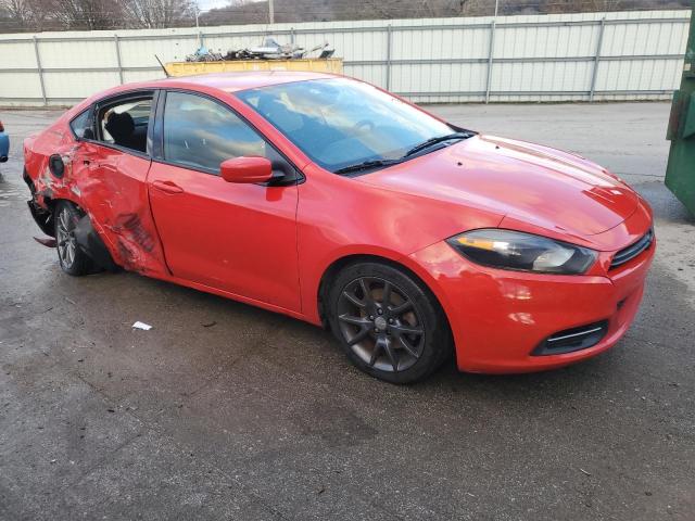  DODGE DART 2016 Czerwony