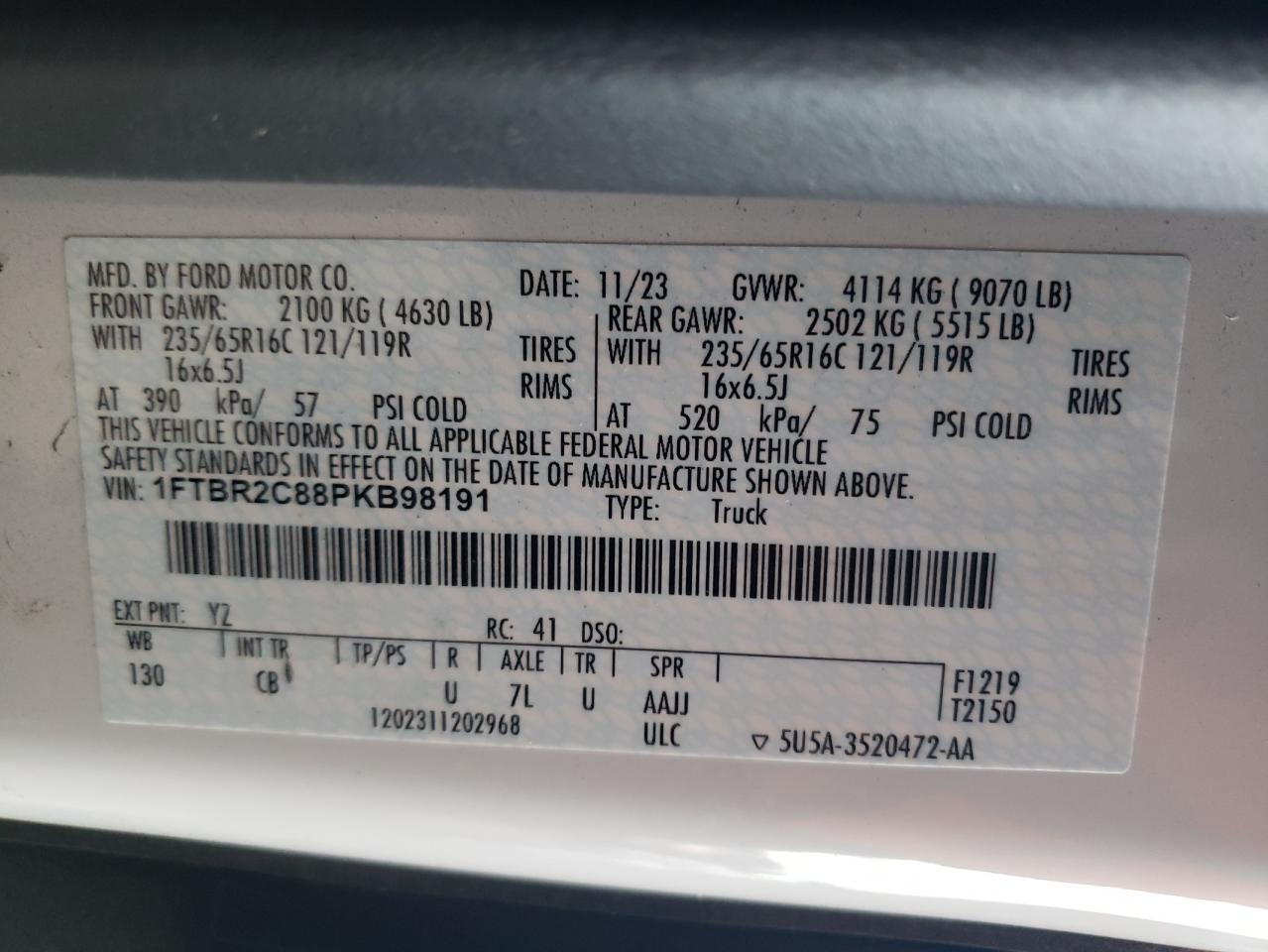 2023 Ford Transit - Image 13