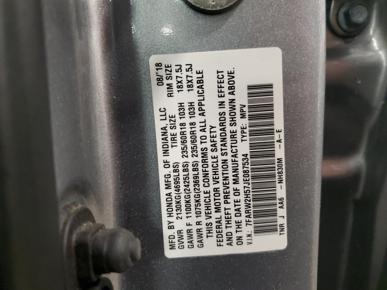 2018 Honda CR-V - Image 13