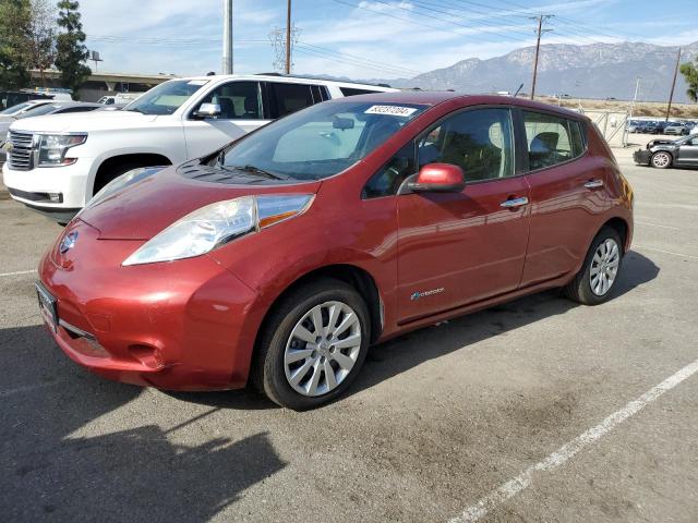  NISSAN LEAF 2013 Red