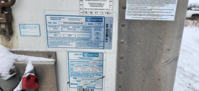 2019 STOUGHTON TRAILER  