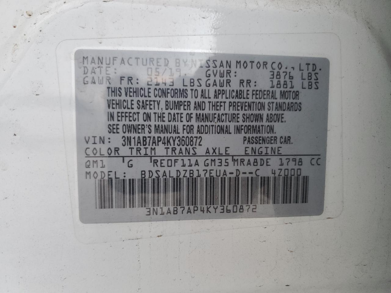 2019 Nissan Sentra - Image 13