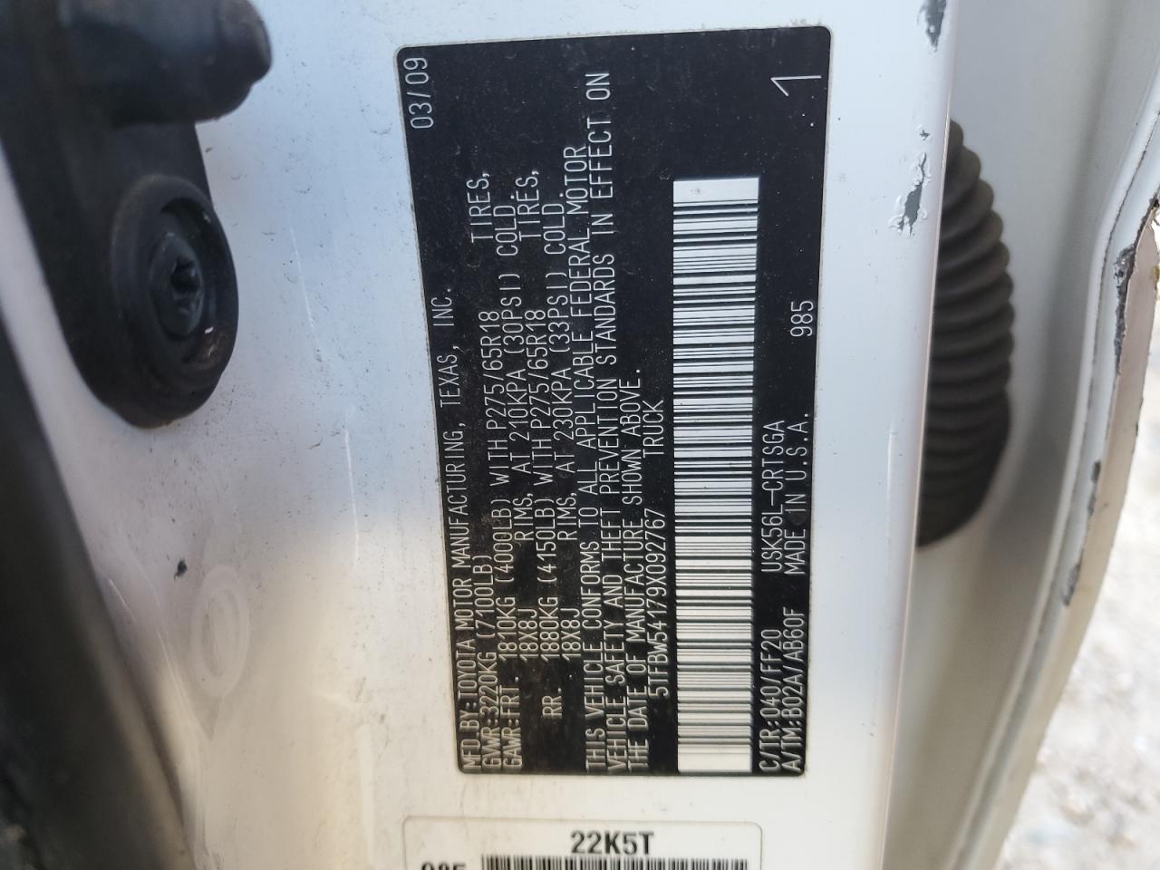 2009 Toyota Tundra - Image 13