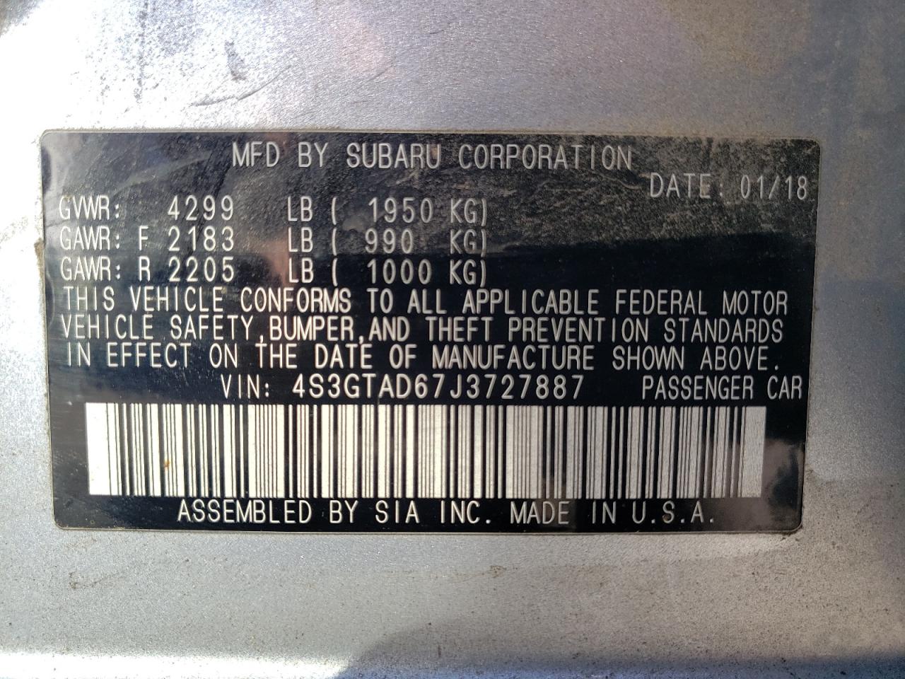 2018 Subaru Impreza - Image 12