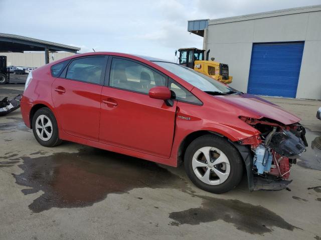  TOYOTA PRIUS 2013 Czerwony