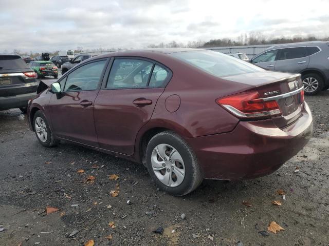  HONDA CIVIC 2013 Burgundy