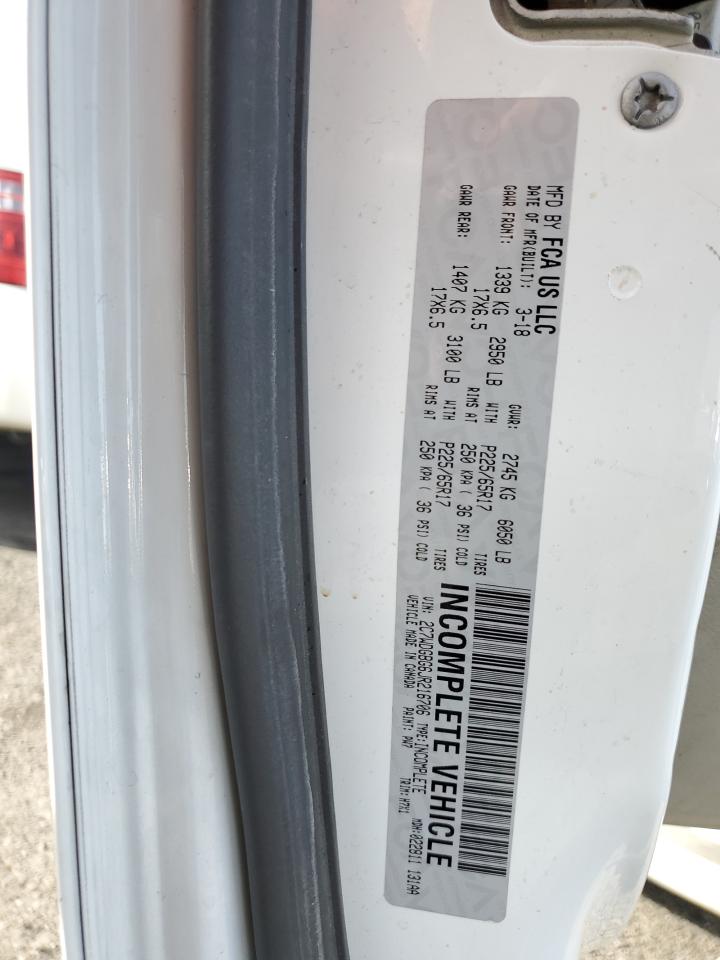 2018 Dodge Grand Caravan Se VIN: 2C7WDGBG6JR216706 Lot: 86178034