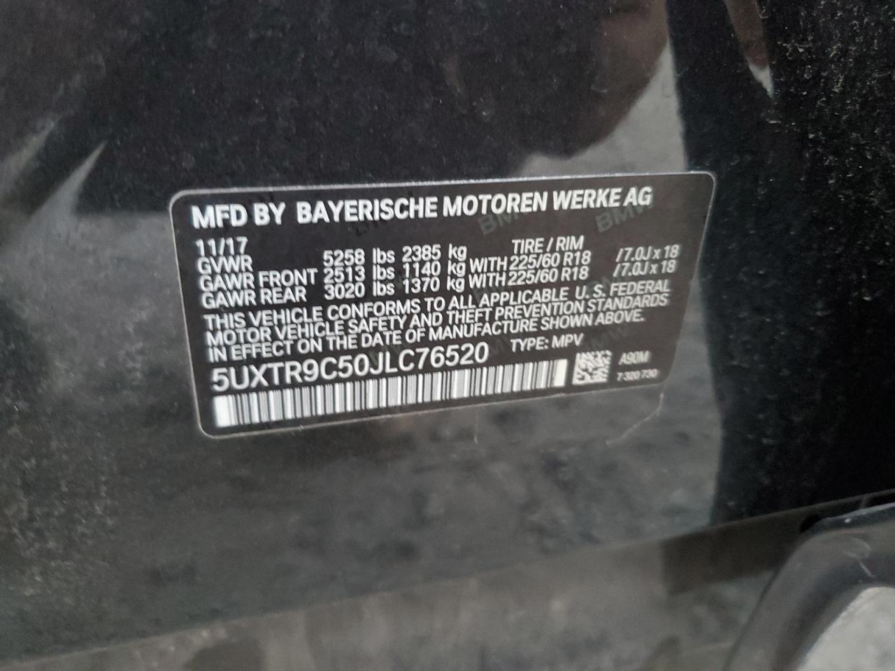 2018 BMW X3 - Image 12