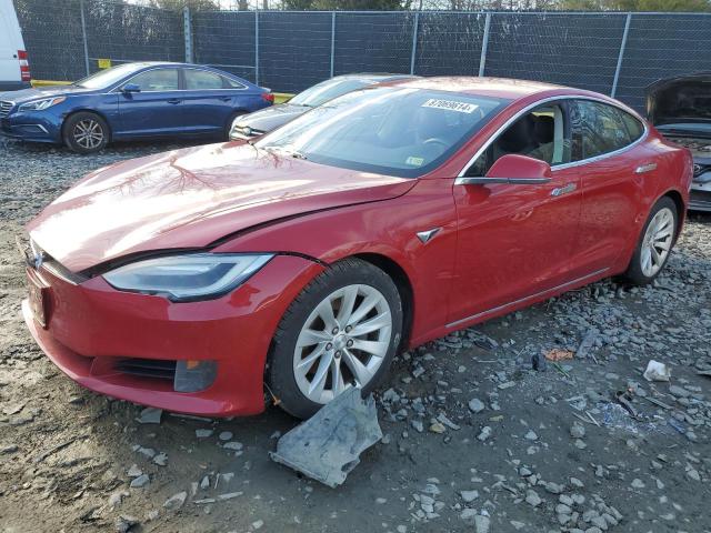  TESLA MODEL S 2016 Красный