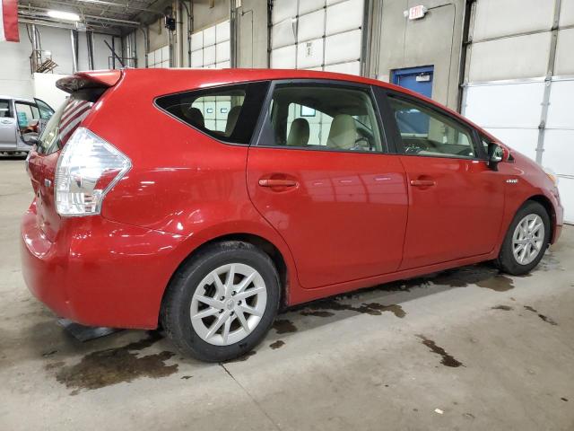 Кросовери TOYOTA PRIUS 2014 Червоний