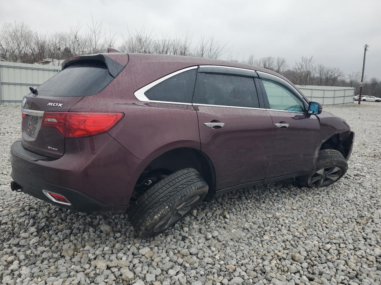 VIN 5FRYD4H29GB016583 2016 ACURA MDX no.3