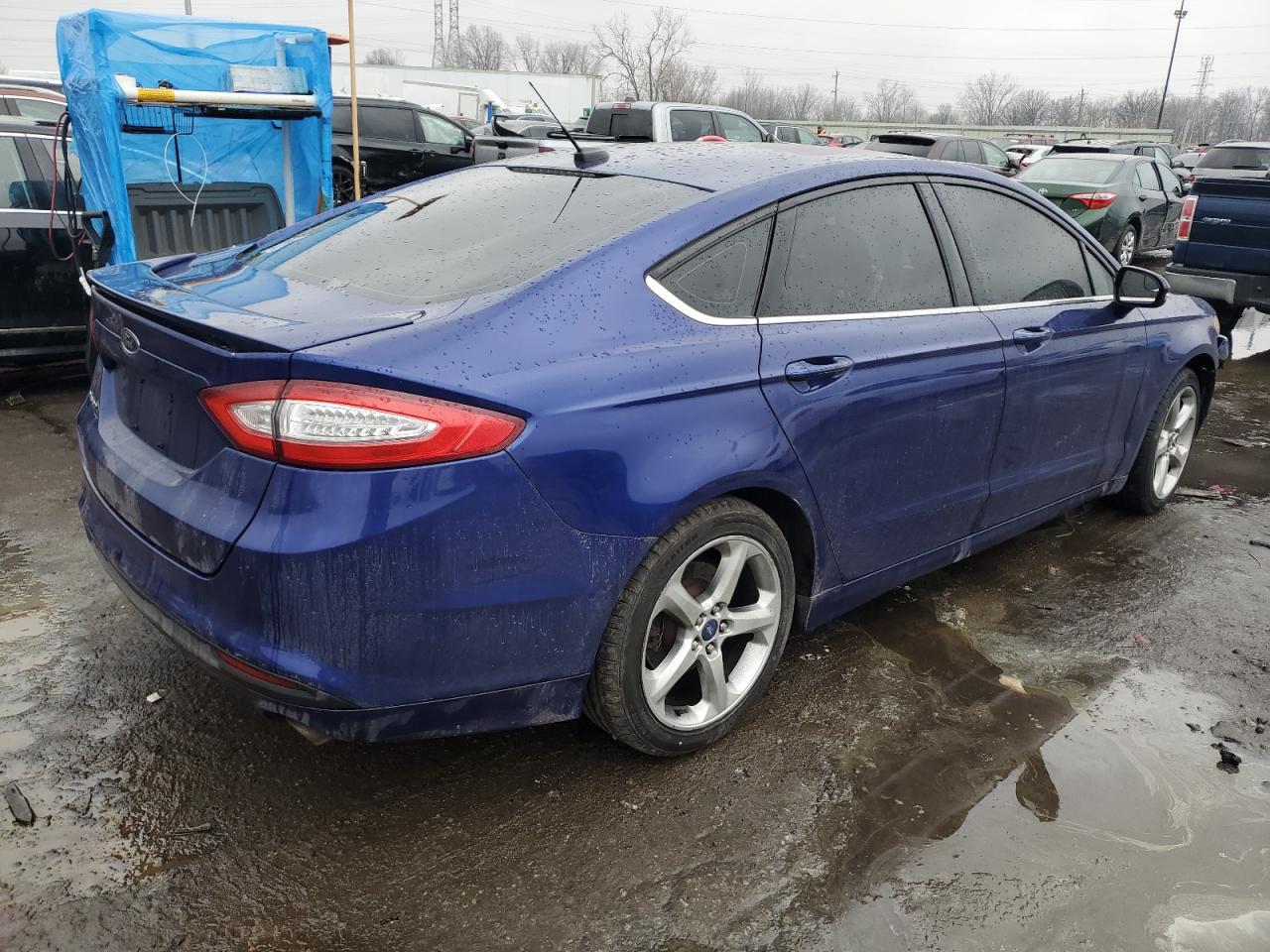 VIN 1FA6P0H73E5375310 2014 FORD FUSION no.3