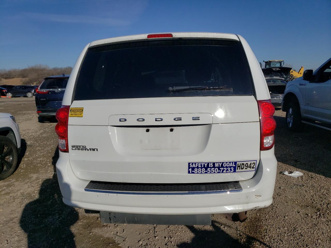 VIN 2C4RDGBG9GR124055 2016 DODGE CARAVAN no.6