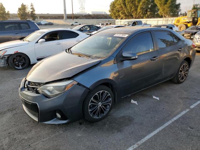 Sedans TOYOTA COROLLA 2016 Gray