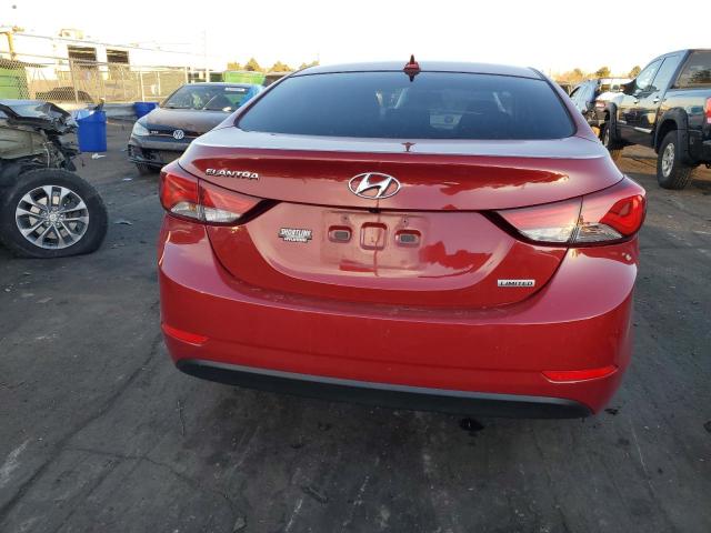  HYUNDAI ELANTRA 2016 Red