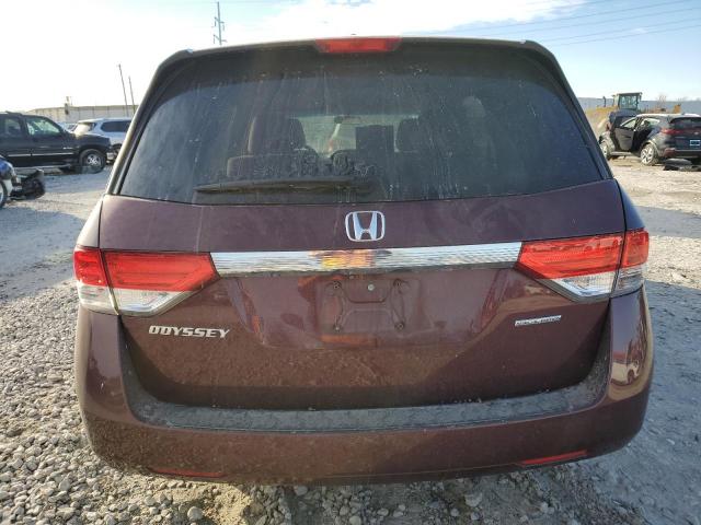  HONDA ODYSSEY 2017 Бургунді