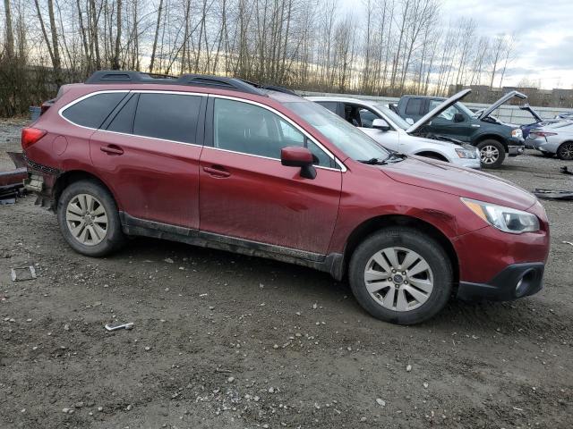  SUBARU OUTBACK 2016 Бургунді