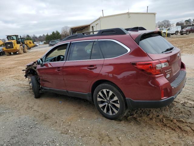  SUBARU OUTBACK 2016 Burgundy