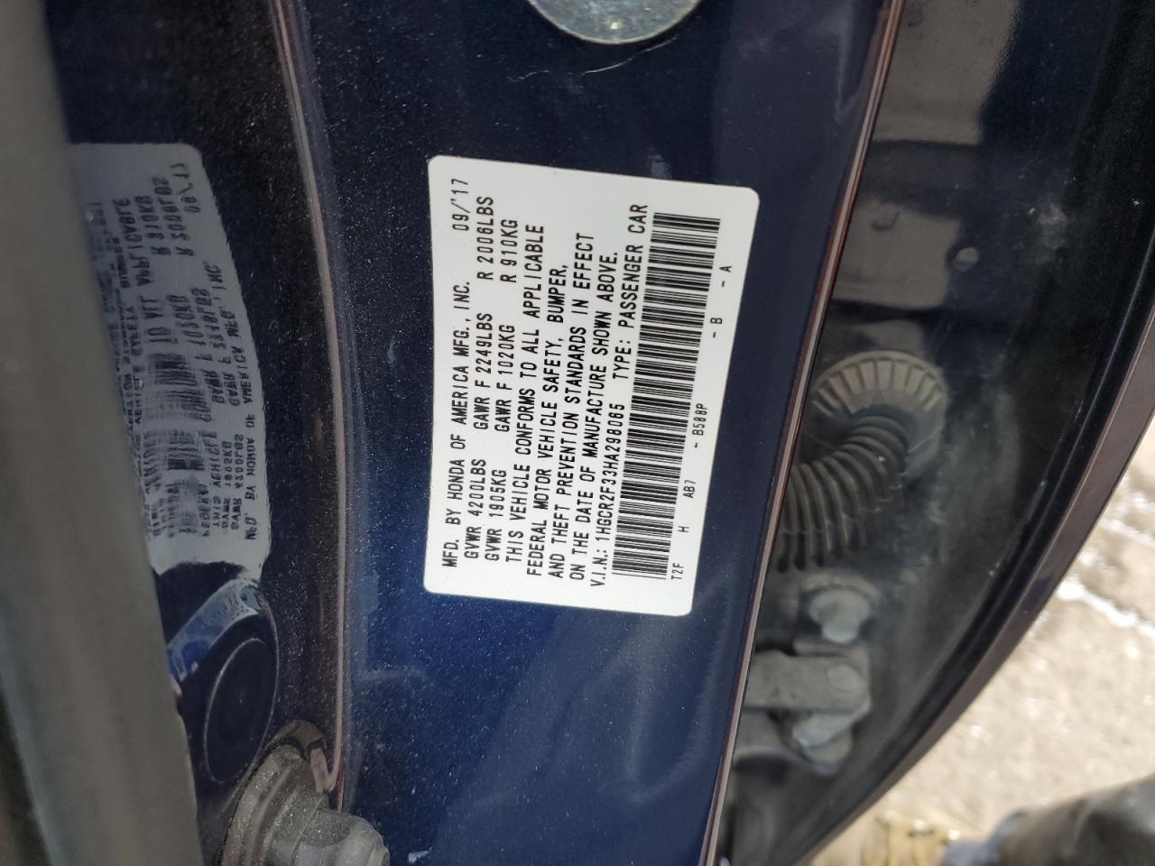 2017 Honda Accord - Image 12