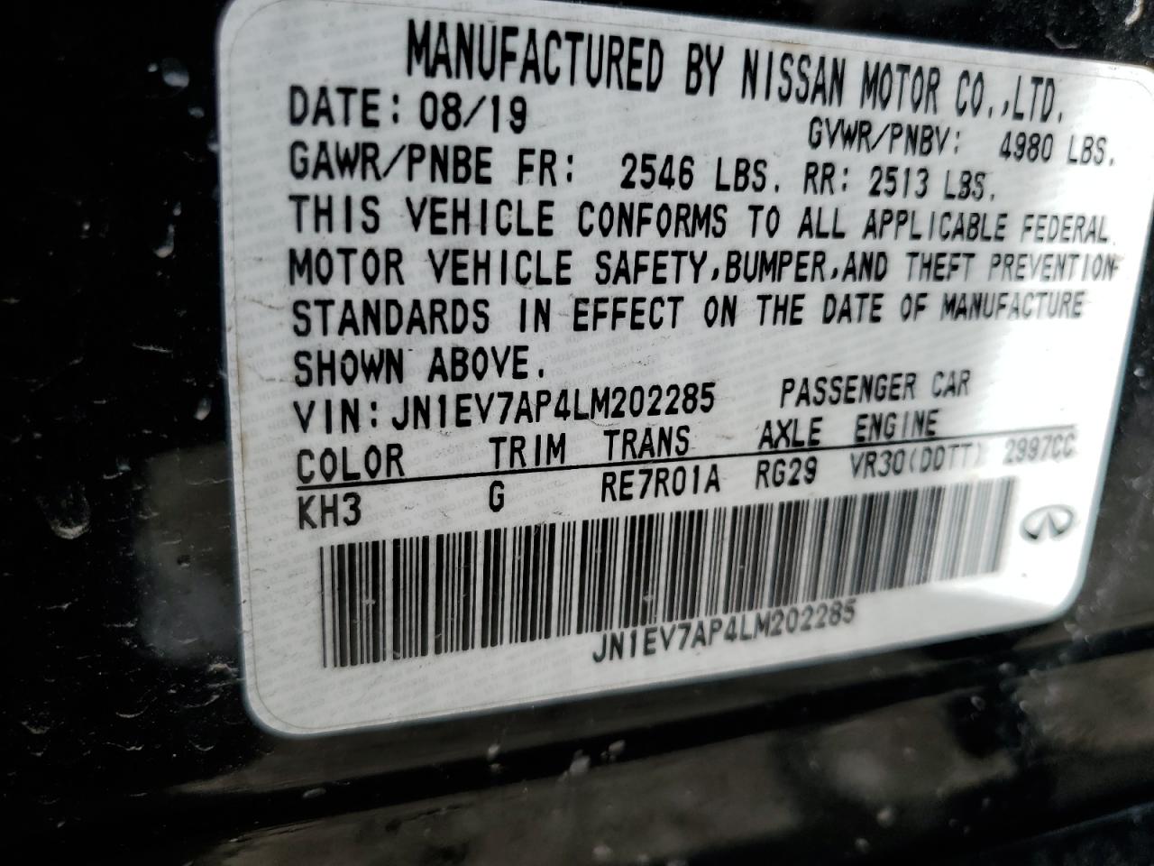 2020 Infiniti Q50 - Image 12