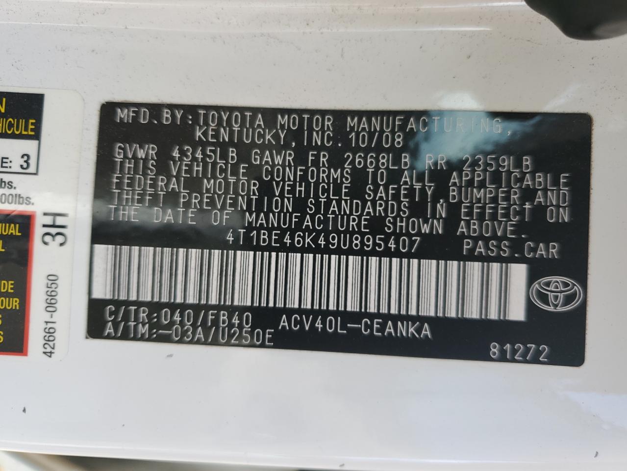 2009 Toyota Camry - Image 12