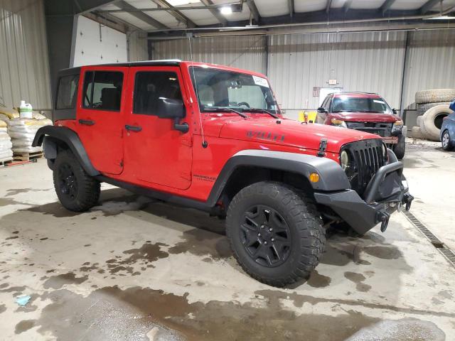  JEEP WRANGLER 2017 Red