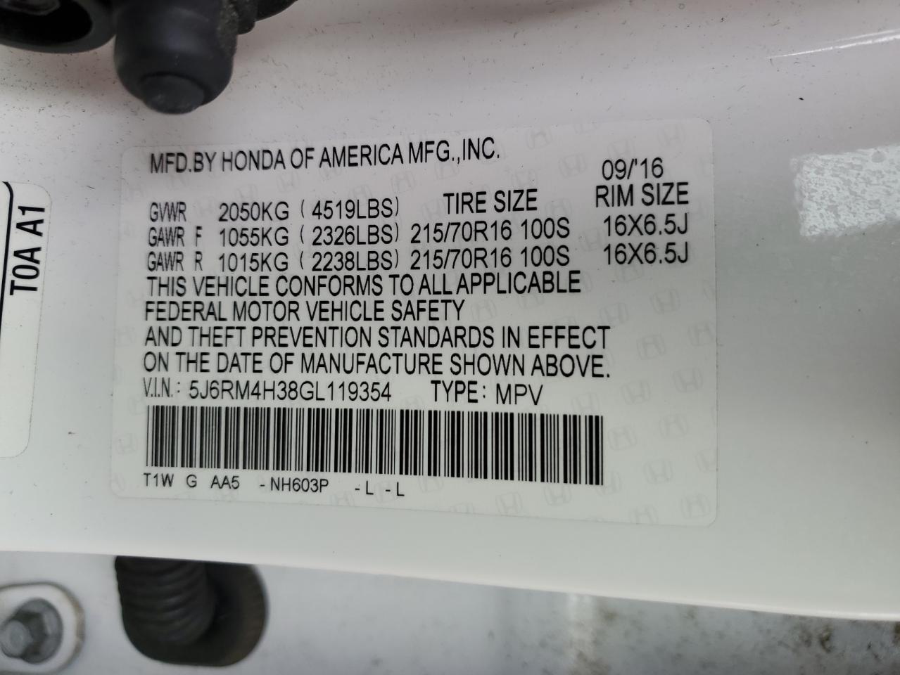 2016 Honda CR-V - Image 15