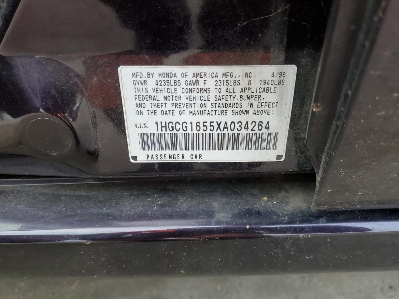 1999 Honda Accord - Image 14