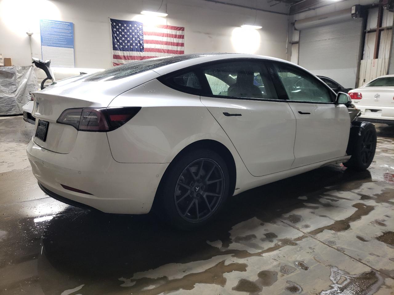 VIN 5YJ3E1EA8NF370398 2022 TESLA MODEL 3 no.3