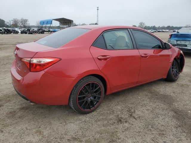  TOYOTA COROLLA 2018 Czerwony